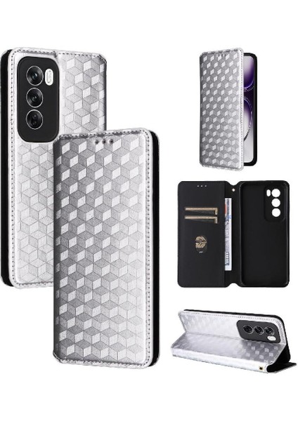 Oppo Oppo 12 5g Manyetik Kapatma Kart Yuvaları Tutucu Pu 3D Için Flip Case (Yurt Dışından) indirimleri