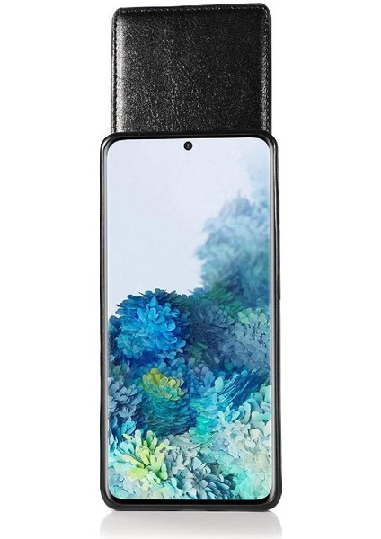 Samsung Galaxy S20 Artı Kart Tutucu Premium Deri Toka ile Uyumlu (Yurt Dışından) modelleri