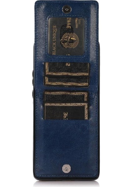 Huawei Mate 40 Kart Tutucu ile Uyumlu Premium Deri Çanta Cüzdan (Yurt Dışından)