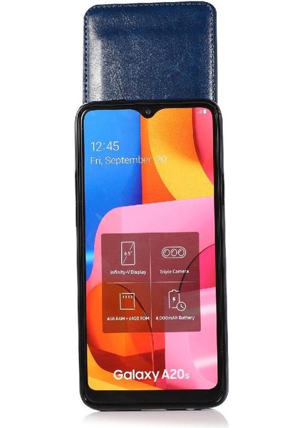 Samsung Galaxy A20S Kart Tutucu Kılıf Cüzdan Manyetik ile Uyumlu (Yurt Dışından) fiyatları