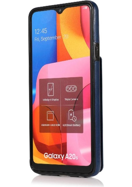 Samsung Galaxy A20S Kart Tutucu Kılıf Cüzdan Manyetik ile Uyumlu (Yurt Dışından) fırsatları