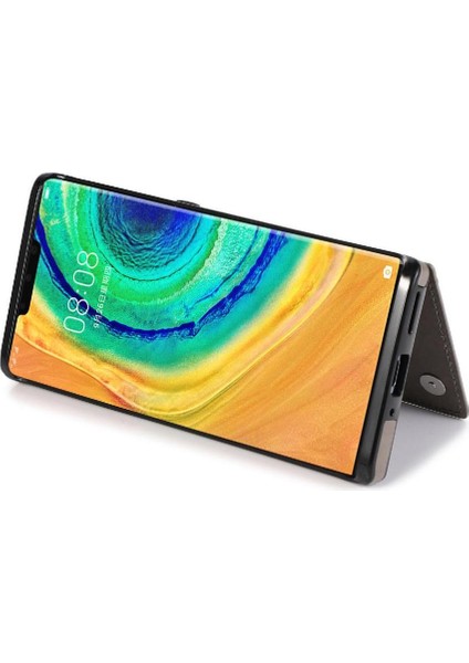 Cüzdan Huawei Mate 30 Için Kart Tutucu Kılıf ile Pro Flip Darbeye Çift (Yurt Dışından)