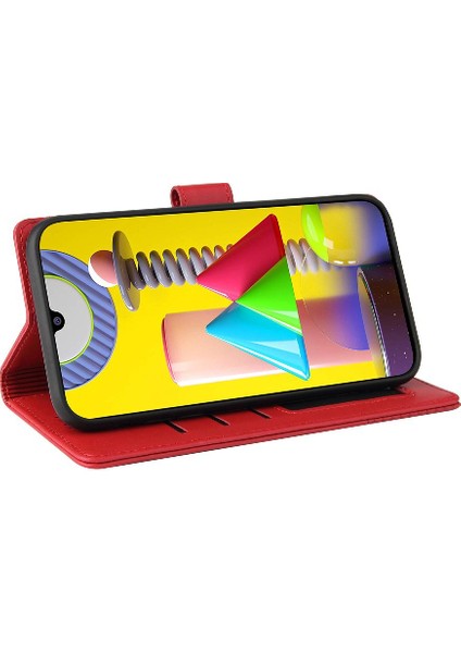Samsung Galaxy M31 Kickstand Darbeye Premium Deri 4 Için Flip Case (Yurt Dışından) indirimleri