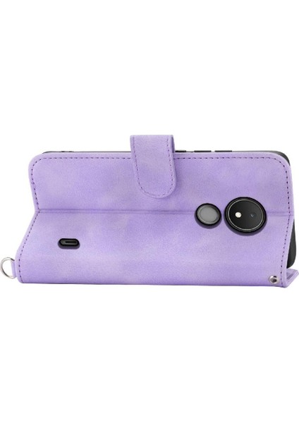 Nokia C21 Kabartmalı Darbeye Bileklik Çoklu Kredi Kartı Için Flip Case (Yurt Dışından) fırsatları