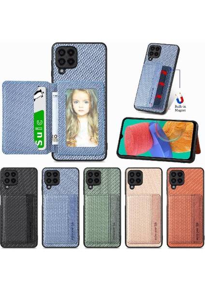 Samsung Galaxy M33 5g Rfıd Engelleme Manyetik Kart Tutucu Komple (Yurt Dışından)
