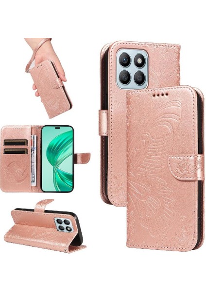Kredi Kartı Yuvası El ile Onur X8B Yüksek Kaliteli Deri Için Flip Case (Yurt Dışından)