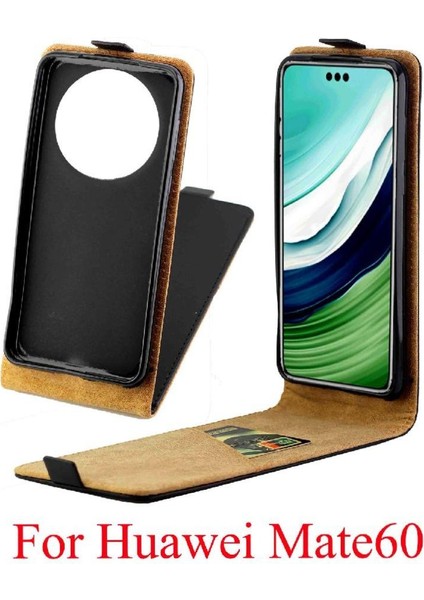 SZY Mall Huawei Mate 60 Için Dikey Flip Case Koruyucu Kapak Kart Yuvası Tpu Tarzı (Yurt Dışından)