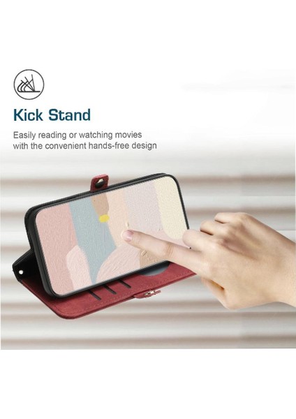 Realme C65 Pu Deri Manyetik Kapatma Flip Folio Kitap Kickstand Için Kılıf (Yurt Dışından) indirimleri