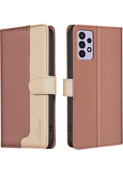 Samsung Galaxy Için Flip Case A52S 5g Flip Folio Rfıd Engelleme Kickstand (Yurt Dışından)