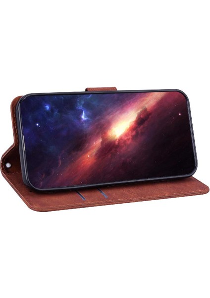 Xiaomi Poco M6 4g Için Flip Case Cüzdan Kapak Premium Pu Deri Flip Case Folio (Yurt Dışından)