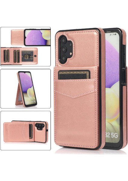 Kredi Kartı Cüzdanı Manyetik ile Samsung Galaxy A32 5g ile Uyumlu (Yurt Dışından)