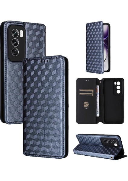 Oppo Oppo 12 Pro 5g Için Flip Case Cüzdan Pu Deri Kart Yuvaları Tutucu (Yurt Dışından)
