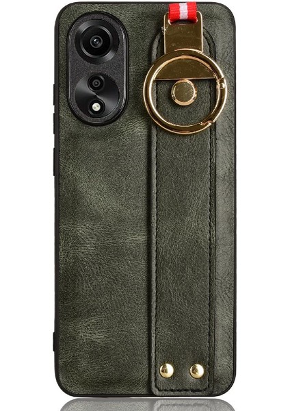 Oppo A78 4g Kolaylık Bilek Kayışı Premium Pu Deri Için Flip Case (Yurt Dışından) fiyatları