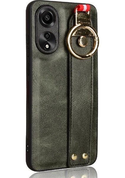 Oppo A78 4g Kolaylık Bilek Kayışı Premium Pu Deri Için Flip Case (Yurt Dışından) modelleri