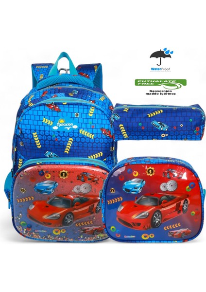 1661 Anatomik Sırtlı Yapılı Kız Çocuk Ilkokul Çantası - NKT01661-SAKS Mavi-Tek Ebat fiyatları