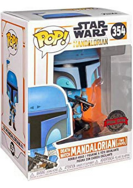 Pop #354 Mandalorian Two Stripes Bobble-Head Vinyl