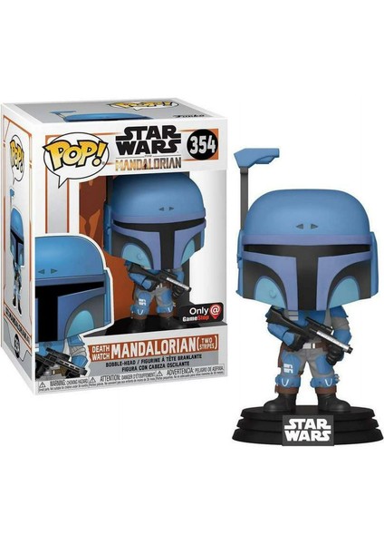 Pop #354 Mandalorian Two Stripes Bobble-Head Vinyl