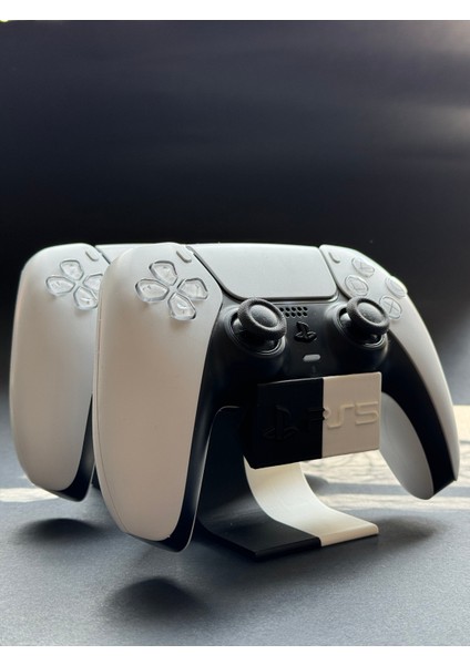 Ps5 Uyumlu 2'li Dualsense Kol Standı Joystick Tutucu Siyah Beyaz