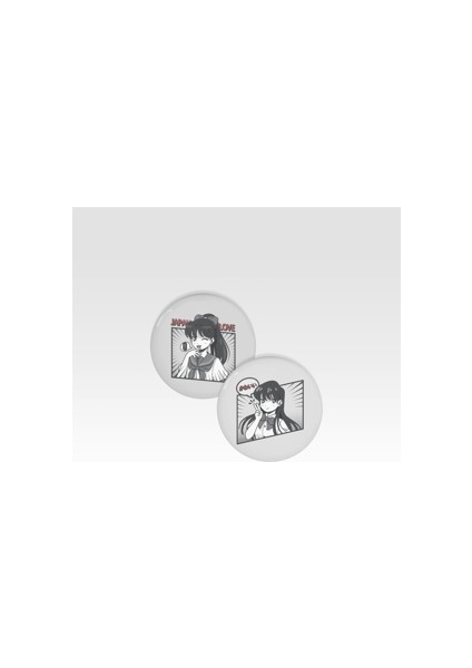 Tabby Design Japon Anime 2'Li Magnet Set