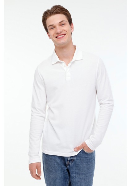 MB SN338 15BTS101 4pr Beyaz Erkek Uzun Kol T-Shirt