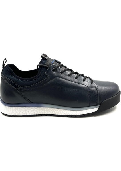 Marcomen Casual Merdane Erkek Deri Sneaker Ayakkabı 19597 Lacivert