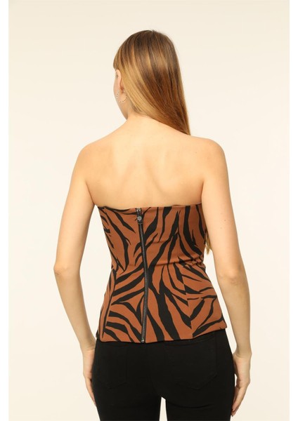 Zebra Desenli Büstiyer fırsatları