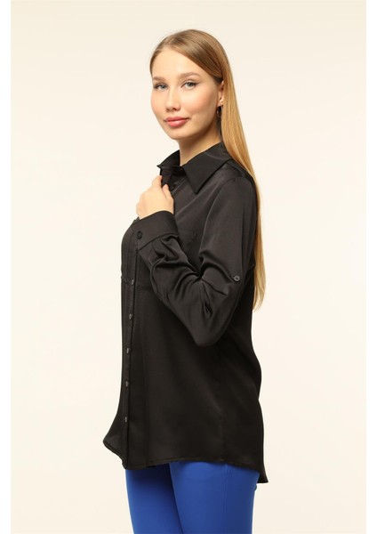 2 Cepli Saten Gömlek modelleri