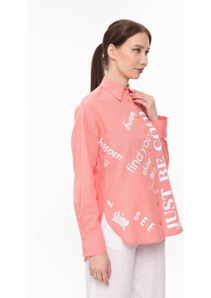 Just Be Cool Yazılı Gömlek modelleri