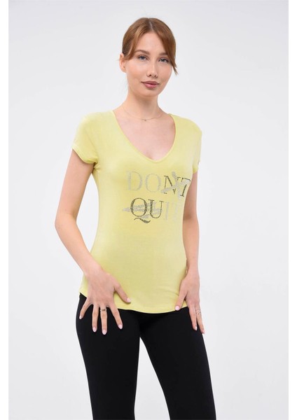 Do It Baskılı T-Shirt modelleri