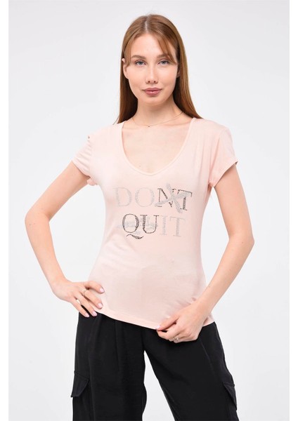 Do It Baskılı T-Shirt