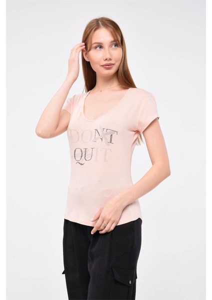 Do It Baskılı T-Shirt modelleri