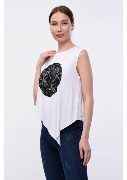 Daire Baskılı T-Shirt fiyatları