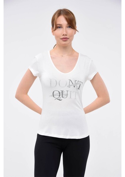 Do It Baskılı Tshirt