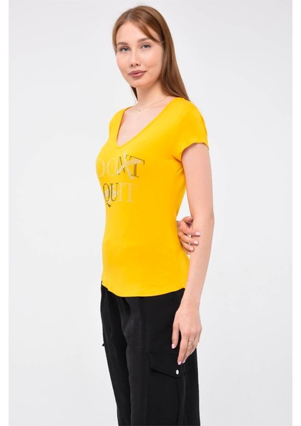 Do It Baskılı T-Shirt fiyatları