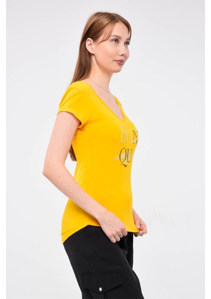 Do It Baskılı T-Shirt modelleri