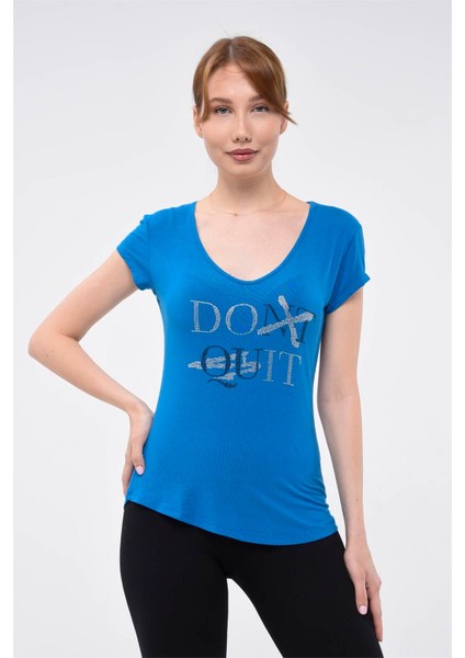 Do It Baskılı T-Shirt modelleri