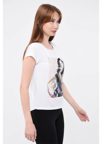 Kız Baskılı Tshirt modelleri
