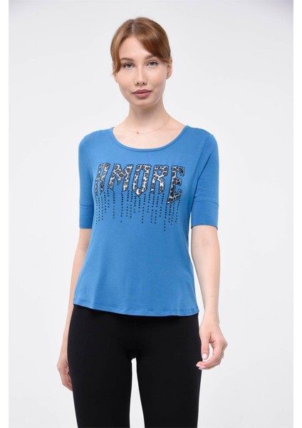 Amore Baskılı T-Shirt modelleri