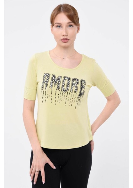 Amore Baskılı T-Shirt