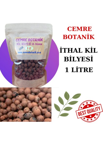 Cemre Botanik Ithal Kil Bilyesi 8-16 mm ( 1litre )