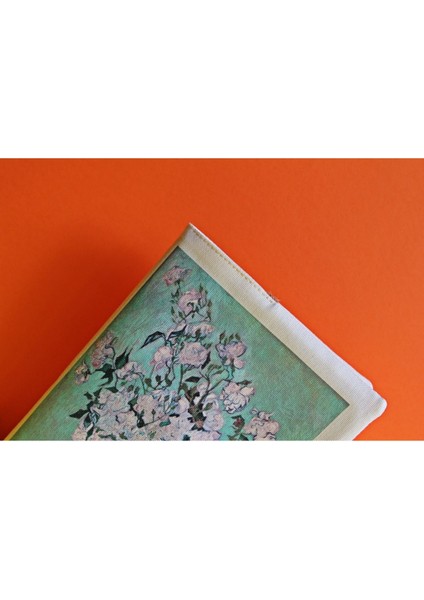 Kitap Kılıfı - Van Gogh Vazoda Güller modelleri