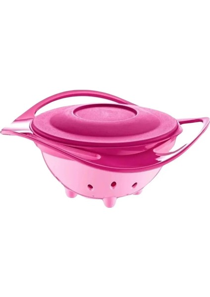 Pembe Dökülmeyen Mama Tabağı Evrensel 360 Derece Dönen Yemek Kabı Tabak Anne Bebek Oyuncak modelleri