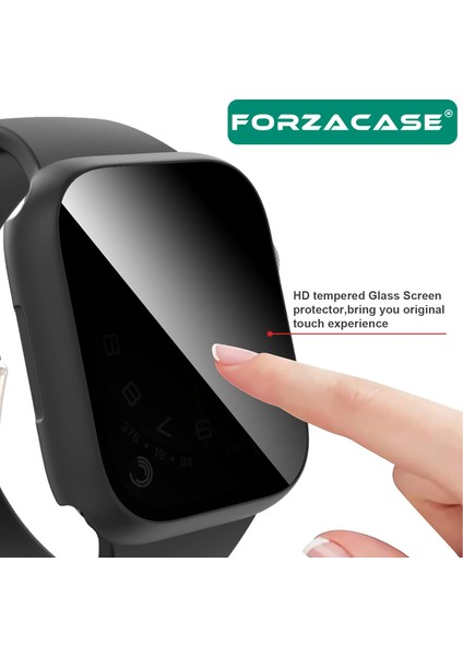 Apple Watch 41 mm ile Uyumlu Privacy Hayalet Ekran Korumalı Sert Rubber Kılıf - FC675 indirimleri
