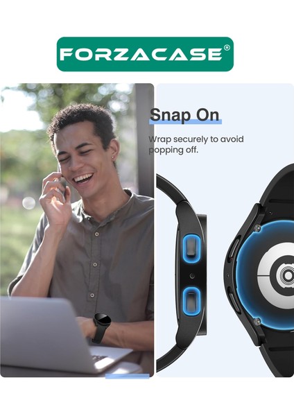 Samsung Galaxy Watch 6 44 mm Uyumlu Privacy Hayalet Ekran Korumalı Sert Rubber Kılıf FC675 fırsatları