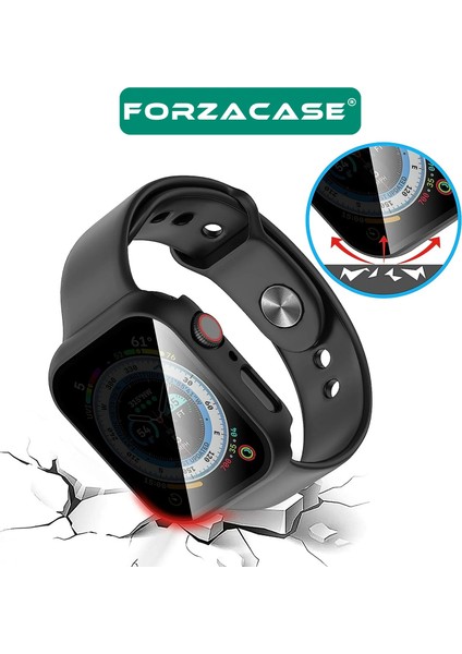 Apple Watch 44 mm ile Uyumlu Privacy Hayalet Ekran Korumalı Sert Rubber Kılıf - FC675 fırsatları