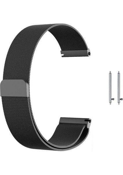 Xiaomi Heyplus Watch S8 Uyumlu Hasır Metal Örgü Kordon (22MM)