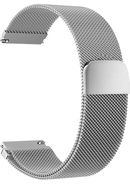 Xiaomi Heyplus Watch S8 Uyumlu Hasır Metal Örgü Kordon (22MM)