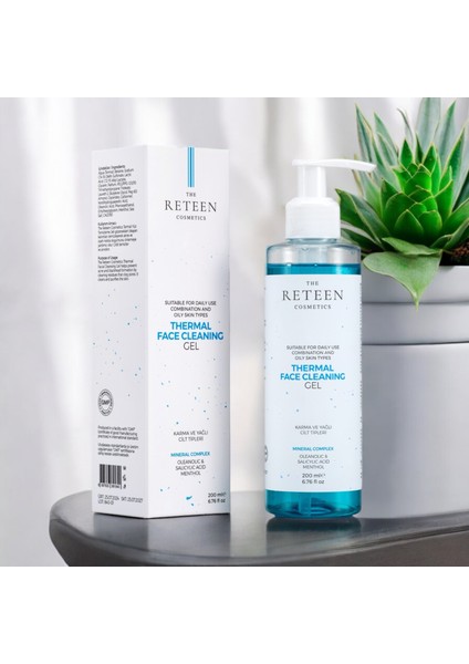 Yağlı ve Karma Ciltler İçin Siyah Nokta Karşıtı Mineral Kompleks Yüz Temizleme Jeli 200 ml