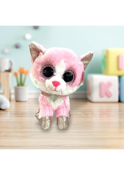 Ty Beanie Boos Fiona Cat Pink Pembe Kedi Peluş 25 cm