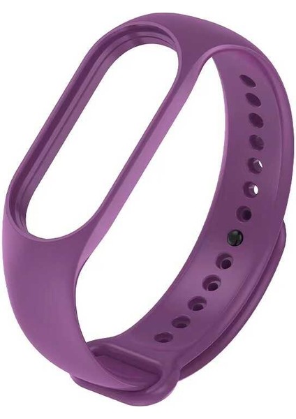 Xiaomi Mi Band 7 Uyumlu Klasik Kordon Zore - Mor